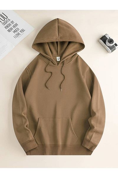 AMMA Unisex Anime Dragon με μοτίβο Oversize Χειμερινό φούτερ με κουκούλα - 3 κλωστές