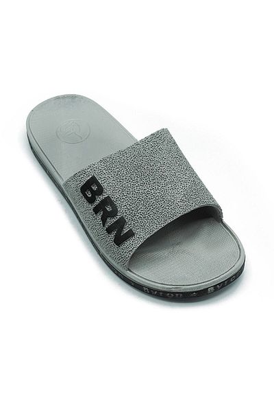 BRN Men's Non-Slip Slippers Balcony-beach-pool Slippers- Daily Slippers Gray