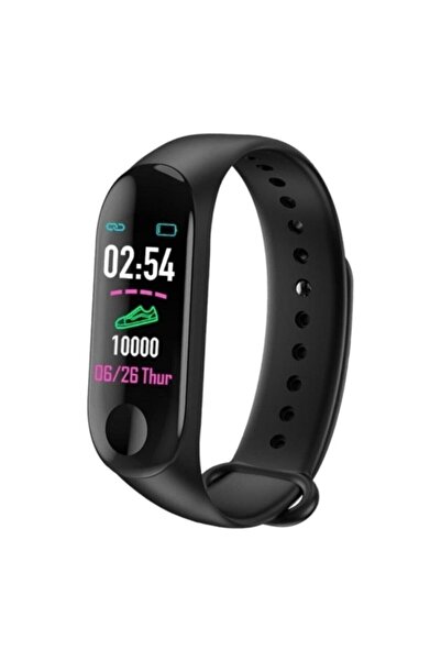 İnter M3 Akıllı Bileklik (SAAT) Siyah