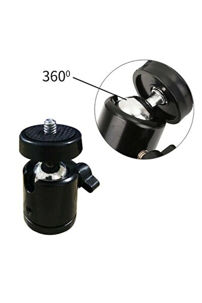 Reidan Döner Başlık Tripod Slr Kamera Ve Ring Light Için 360 Derece Dönebilen...