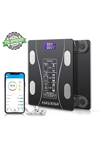 POBO Banyo Tartısı Akıllı Elektronik Tartı Akıllı Bluetooth USB LCD Dijital Ekran Ev Vücut Yağ Ölçeği