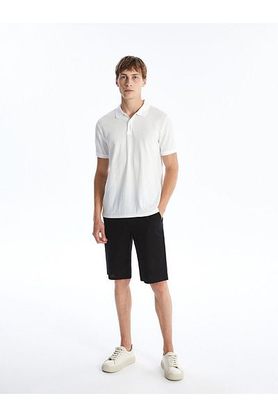 LC Waikiki Kurzarm-T-Shirt mit Polokragen für Herren – LCW