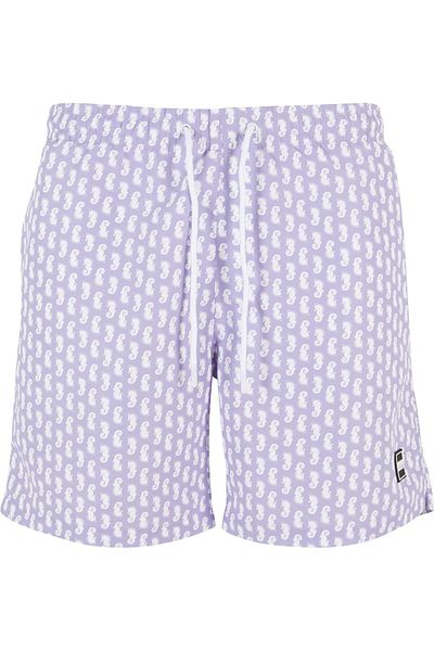 Urban Classics Gemusterte Badeshorts für Herren