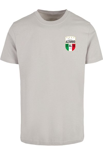 Mister Tee Azurro Italia Wappen Tee