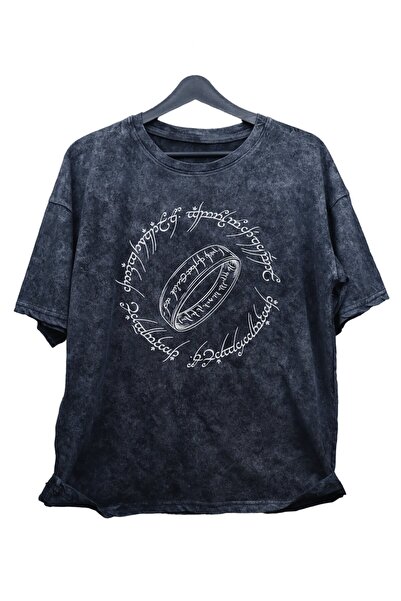 Fuddy Moda Tricou vintage unisex - Lord Od Rings imprimat, lavabil, supradime...