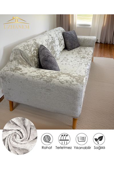 uzhanem Husă și husă pentru canapea din catifea - Husă pentru canapea din material textil pentru casă