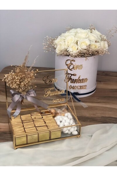 Masalsı Concept Kız İsteme Çikolatası Isteme Çiçeği Söz,nişan,düğün,kına çiko...