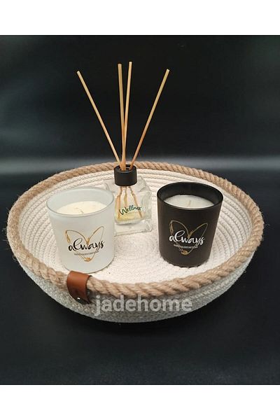 jade home Ψάθινο καλάθι Jadehome Organizer