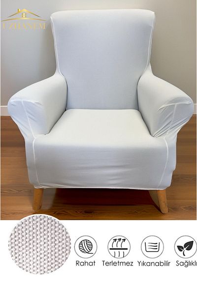 uzhanem Single Sofa Cover Sofa Cover - Armchair Seat Cover