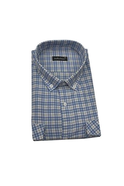 ATİLLA ÖZER Large Size Classic Men's Shirt - Atilla Özer 6782