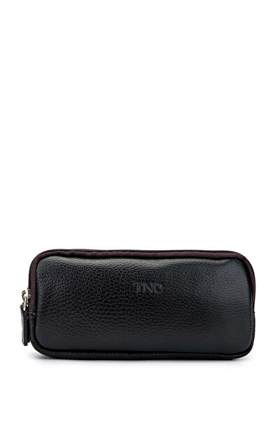 Tamer Tanca Erkek Hakiki Deri Siyah El Çantası