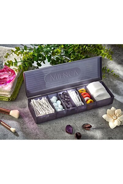 Bayev 4 Pieces Ring - 6 Compartments Herbal Tea Box, Tea Coffee Material Storage Box