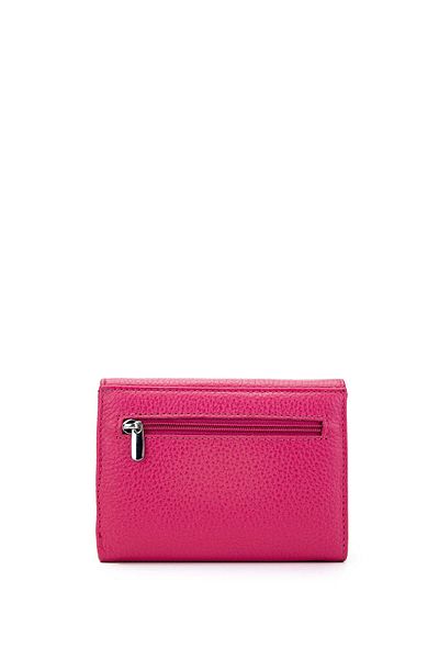 Tamer Tanca Fuchsia Genuine Leather Women's Wallet