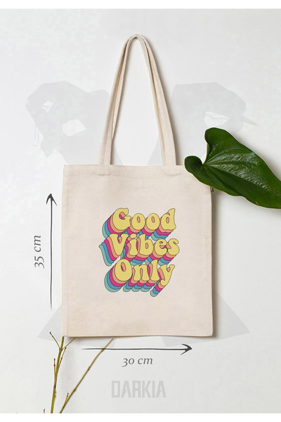 Darkia Good Vibes Only Design - Geantă de umăr din pânză