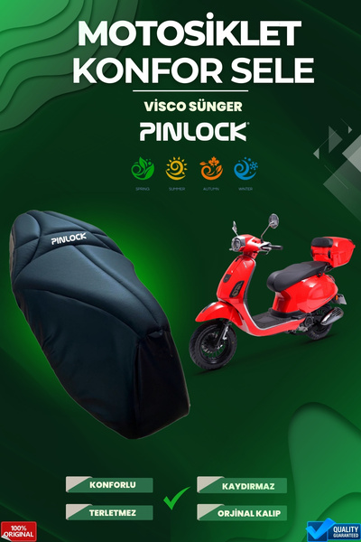 pinlock Motocicletă Rks Azure - Husă confortabilă pentru șa și scaun din spum...