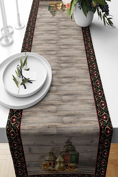 on the clouds Zemzem Treat Patterned Stain Runner - Ανθεκτικό ύφασμα για σαλόνι και κουζίνα, διαφορετικά μοντέλα