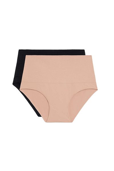 Oysho 2 adet seamless soft touch medium support klasik külot
