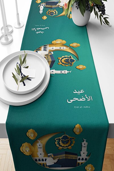 Genel Markalar Ramazan Hilal Cami Desen Leke Tutmaz Kumaş Salon Mutfak Masa D...