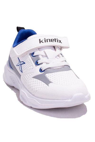 Kinetix Pantofi sport ortopedici pentru baieti - Lister Pu White, Casual