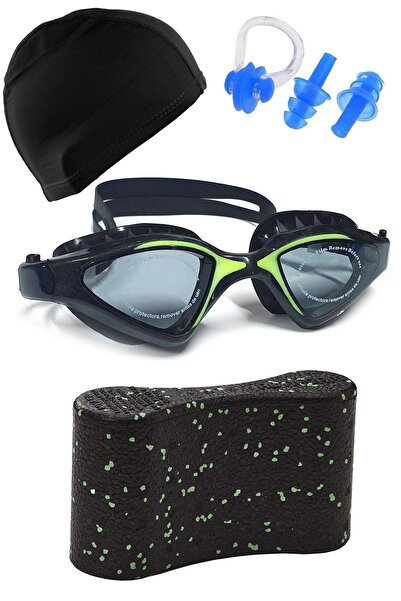 Tosima Adult Pool Set Glasses Bone Pull Buoy Earplug And Nose Clip Full Swimm...