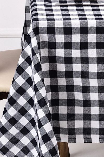 Junenext Gingham Large Square Patterned Tablecloth, Tablecloth Picnic Mat