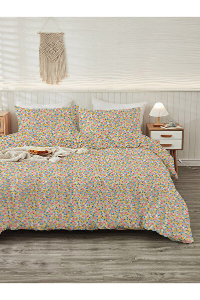 Evmila Bračni Štampano Set navlaka za poplun - 200x220 cm (VELIČINA Čaršav )