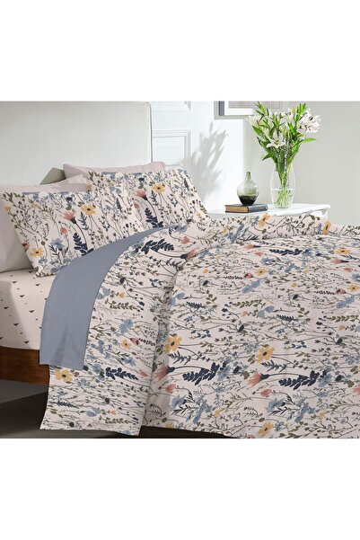 Evmila Bračni Štampano Set navlaka za poplun - 200x220 cm (VELIČINA Čaršav )