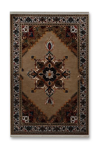 Rugs Modern Halı Multicolored Antique Design Series Green Beige Detailed Patt...