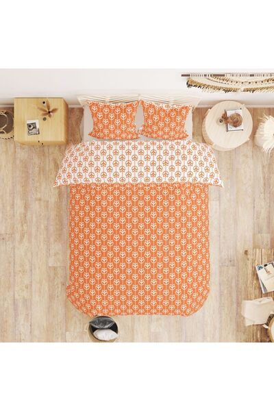 Evmila Double Printed Duvet Cover Set - 200x220 cm (WITHOUT BED)