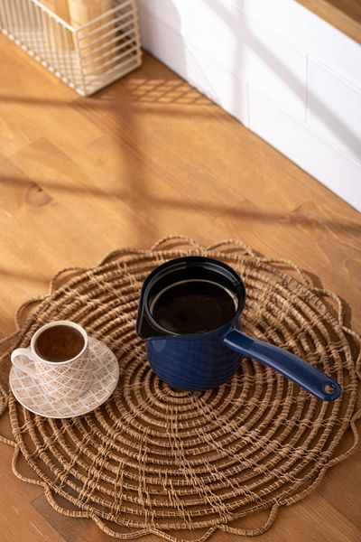 Emsan 10 cm Hasbahçe Enamel Coffee Pot
