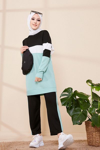 TOFİSA 13008-MINT Tunic Παντελόνι