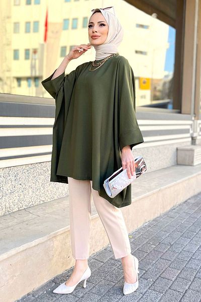 TOFİSA Tunika 11408-KHAKI