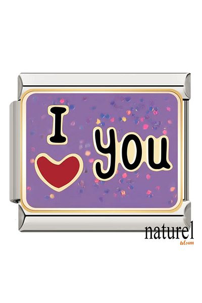 Naturel Tılsım Italian Stainless Steel 9mm Charm