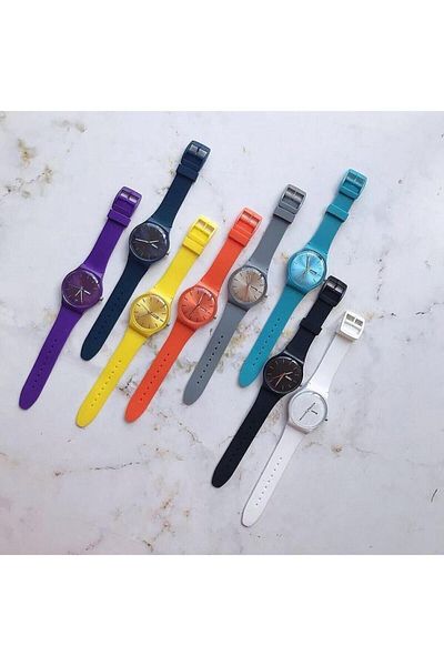 G Sport POLO Silicone Unisex Wristwatch with Lanyard Calendar - Black