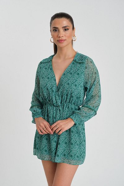 Suzi Model 50809 Salopetă scurtă căptușită din șifon pentru damă