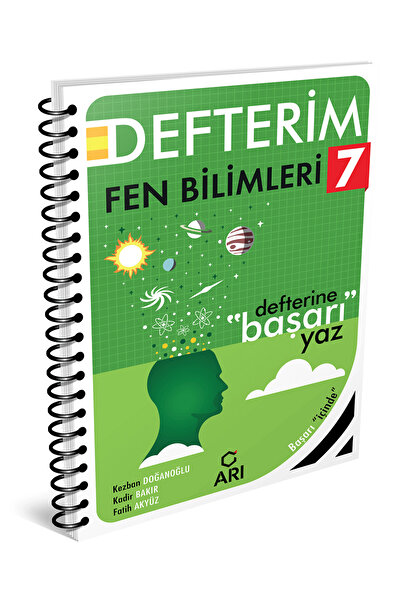 Arı Yayıncılık Arı Yayınları 7. Sınıf Fen Bilimleri Defterim 2025 GÜNCEL BASKI