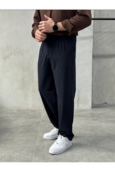KHAYN BAGGY ÖNÜ PİLELİ KUMAŞ PANTALON K2013KP