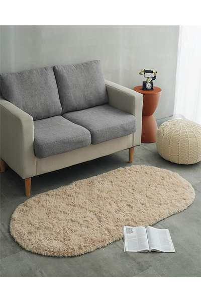 trivago halı Post Peluş Oval Halı Çocuk Odası Oturma Odası Salon Mutfak Halıs...