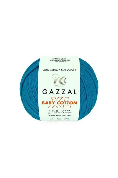 Gazzal Bumbac pentru copii Xl 50 gr Amigurimi Punch Ață de tricotat manual Taka Yarn 3428 Xl
