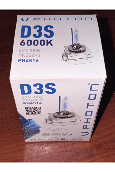 Photon D3S 6000K Xenon Far Ampulü Beyaz Çubuk