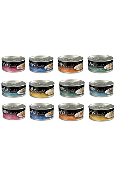 Reflex Plus Essential Karışık 70 Gr 12'li Yetişkin Kedi Konservesi
