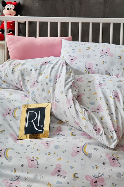 Ricco Lifes 100% Organic Cotton Baby Bedding Set with Sheets