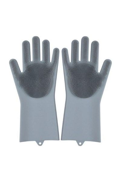 İLİVA Practical Serrated Magic Glove - Kitchen and Bathroom Cleaning Brush
