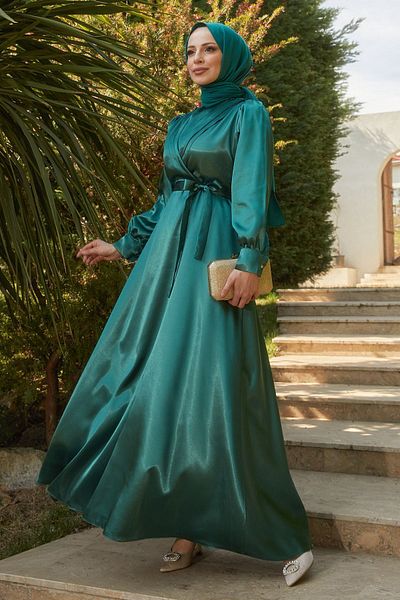 TOFİSA Φόρεμα 11482-YESIL