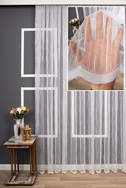 elision home Шантук візерунковий плетений прозорий тюль, 150x260, нормальний ...