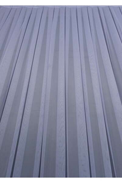 elision home Light Lilac Grek Tulle Curtain Honeycomb Floor 300x260cm (1x2) Sparse Pleat Elıon00101