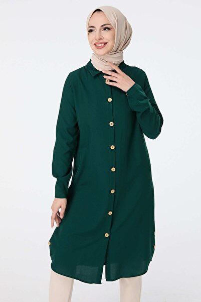 TOFİSA 13016-ZUMRUT Tunic