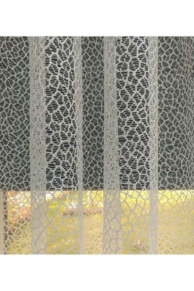 elision home Sports Pattern French Lace Tulle Curtain, 500x260, Sparse Pleat, 1/2