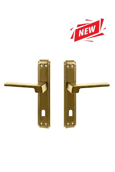 ARON LUX Phoenix Mirrored - Gold Colored ALUMINUM / STEEL Door Handle
