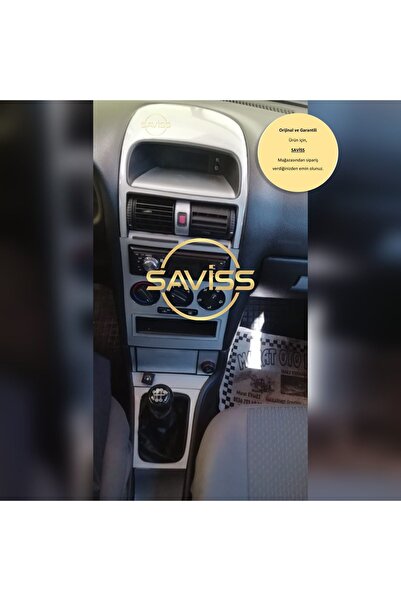 Saviss Opel ASTRA G Kapılar dahil  Full Set Gümüş Gri Torpido Konsol Maun Kap...